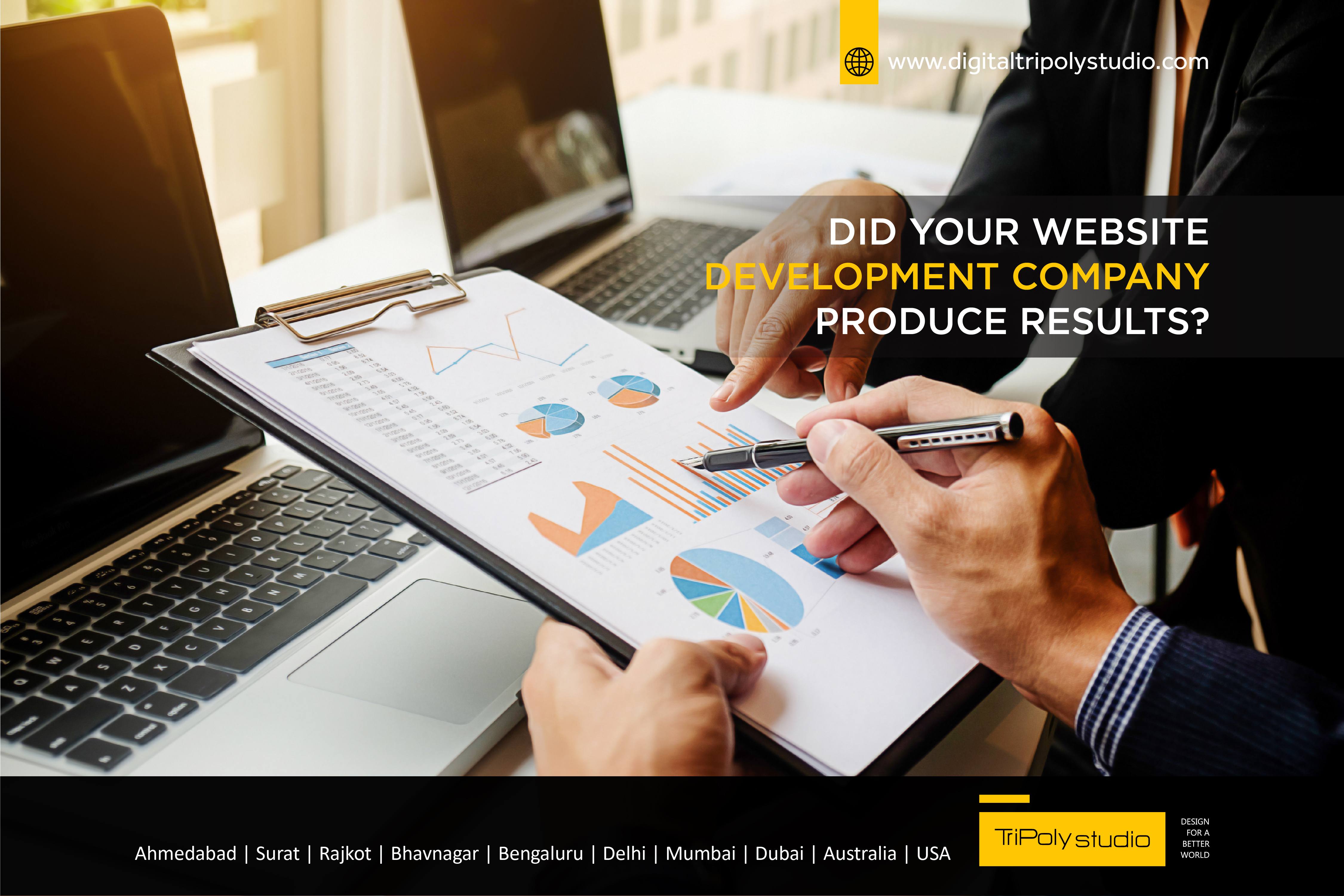 did your website development company produce results